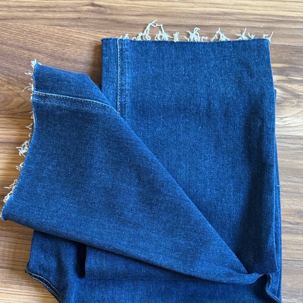 PAIGE Dark Blue Straight Leg Jeans - Picture 7 of 8